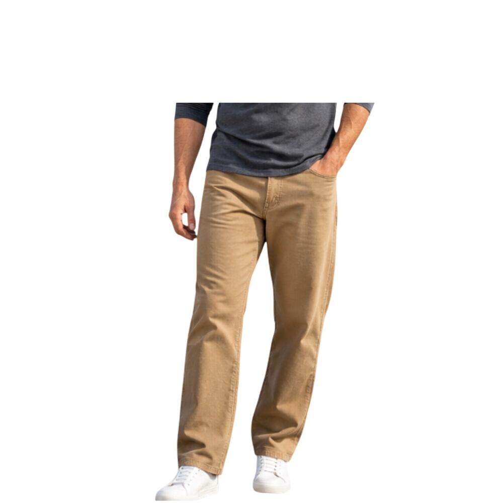 Articles of Society Pants Mens 32x32 Casual Beige Loose Fit Straight Leg NWT